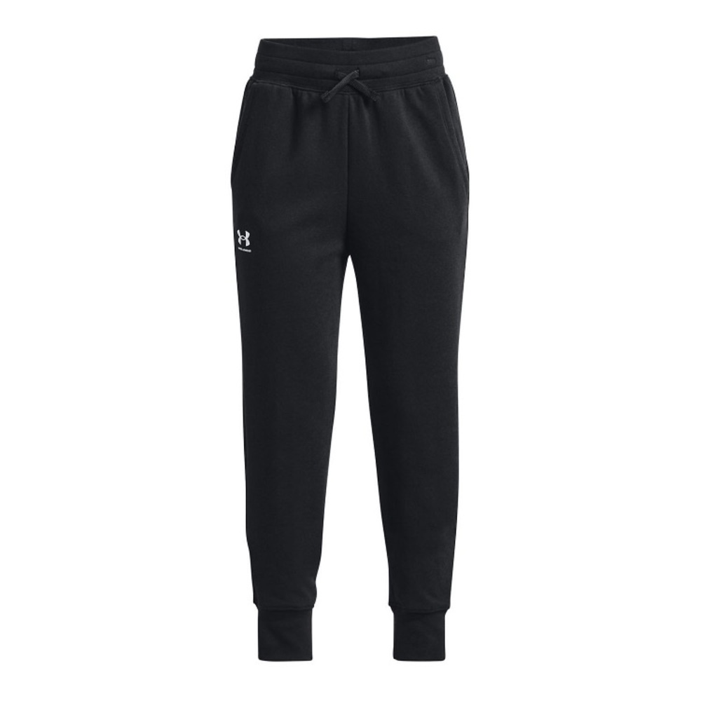 NWOT Under Armour Kids' Pink and Black Joggers